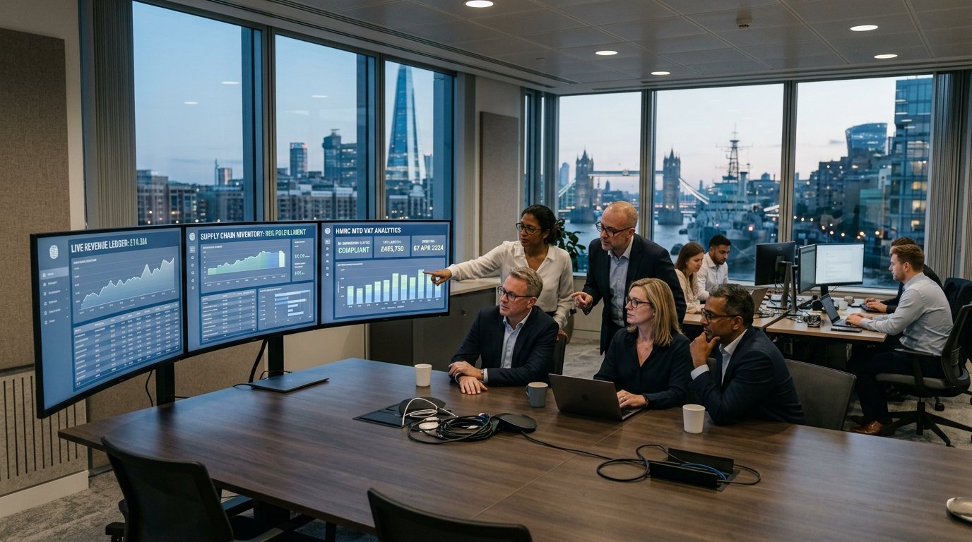 Ditching Spreadsheets and SaaS Bloat with Custom ERP and Internal Business Software in UK Boardroom - VYDexa Technologies